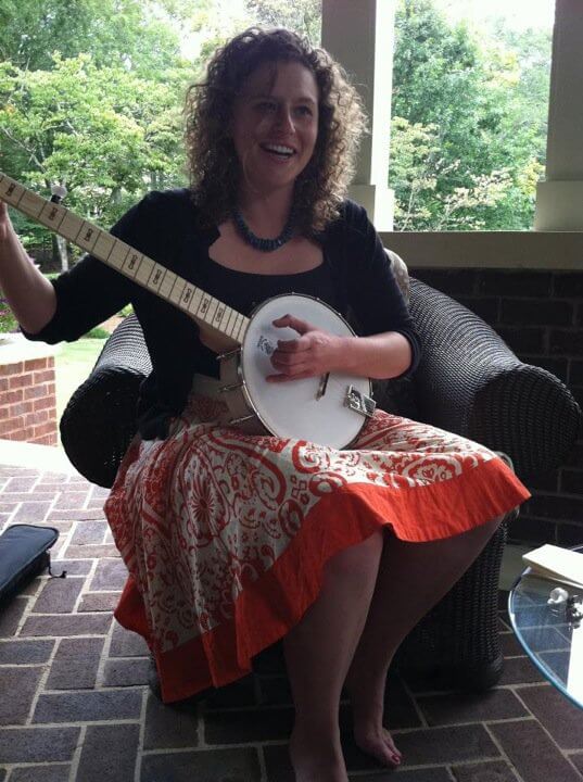 Playing Banjo on the Porch