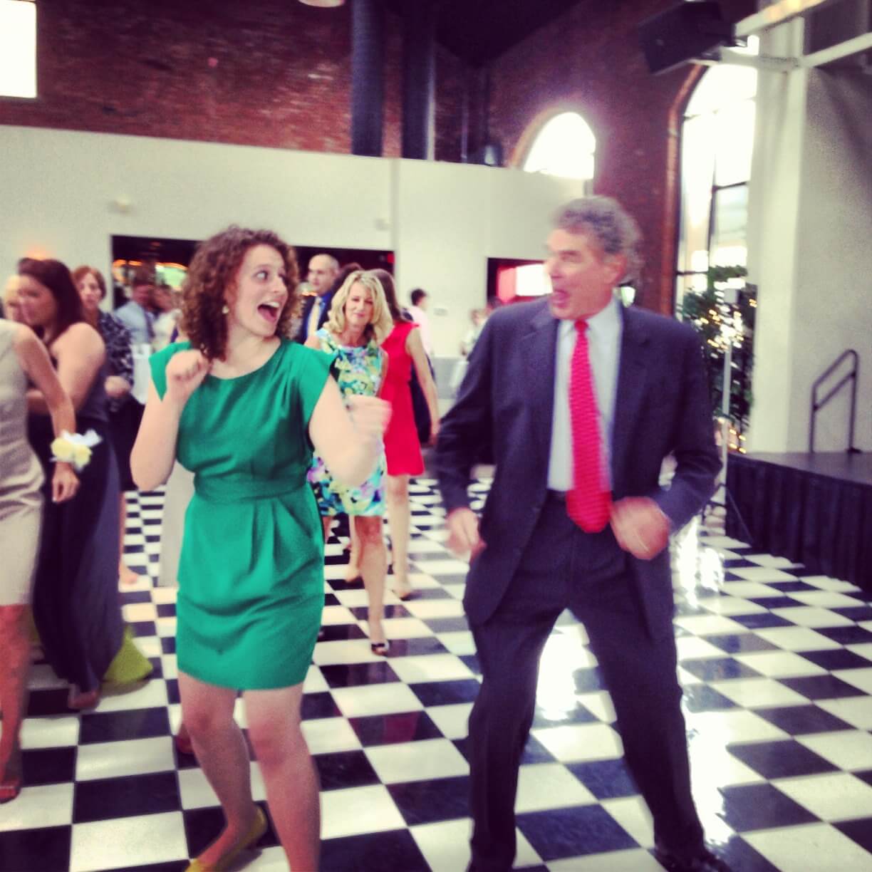 Dancing with Dad at my cousin's wedding!