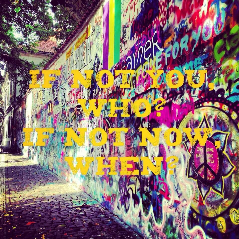 Photo taken by Jacqueline Boone at the John Lennon Wall in Prague